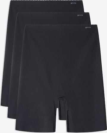 Gisela - Pantalón moldeador ' 3 PACK ' en negro: frente