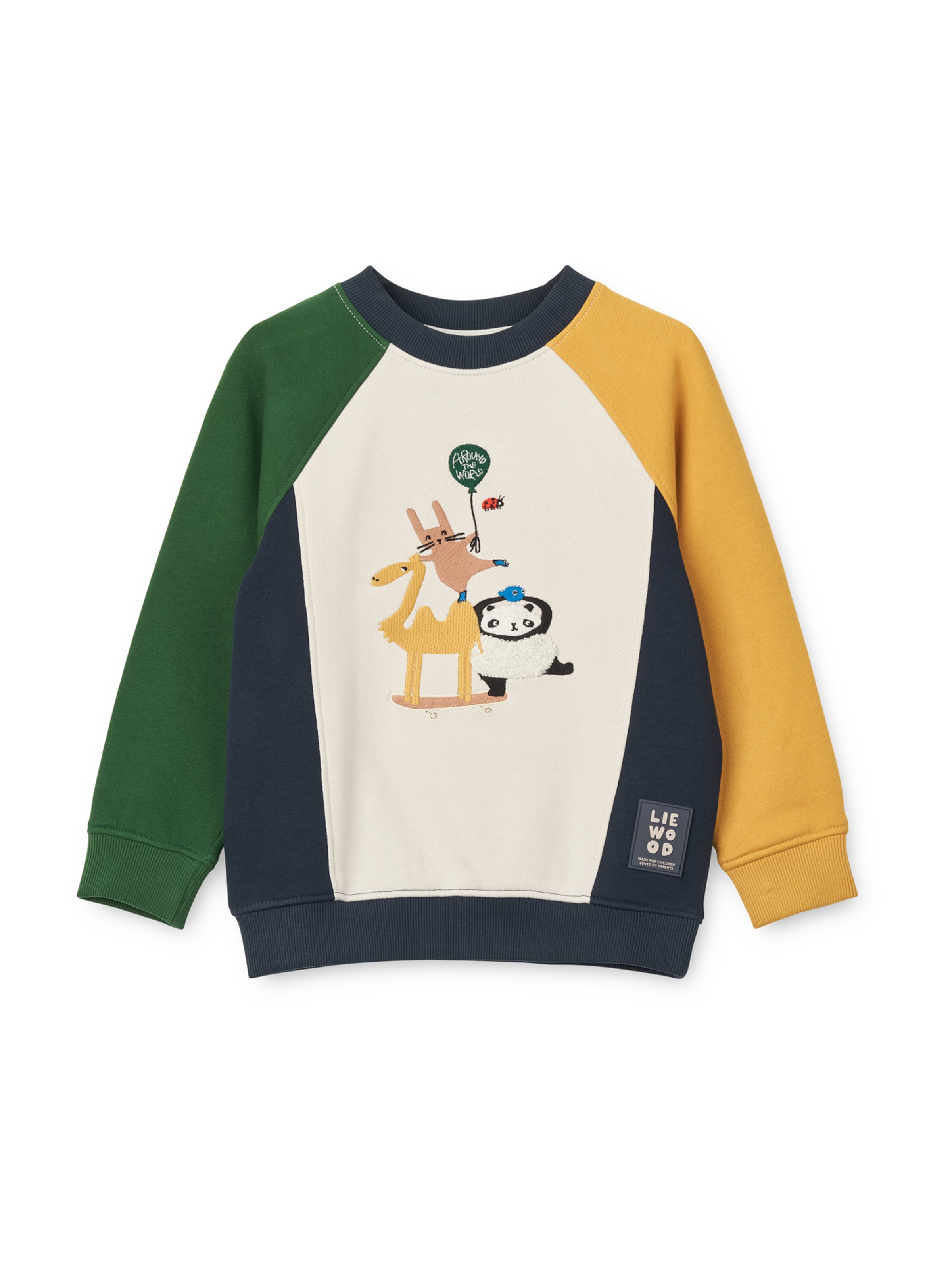 Felpa 'Aude Placement' di Liewood in colori misti: frontale