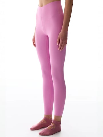 Leggings 'Gamaschen' Penti en rose : devant