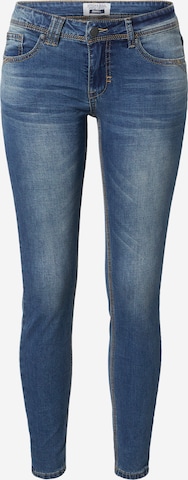 Stitch and Soul Skinny Jeans in Blau: predná strana