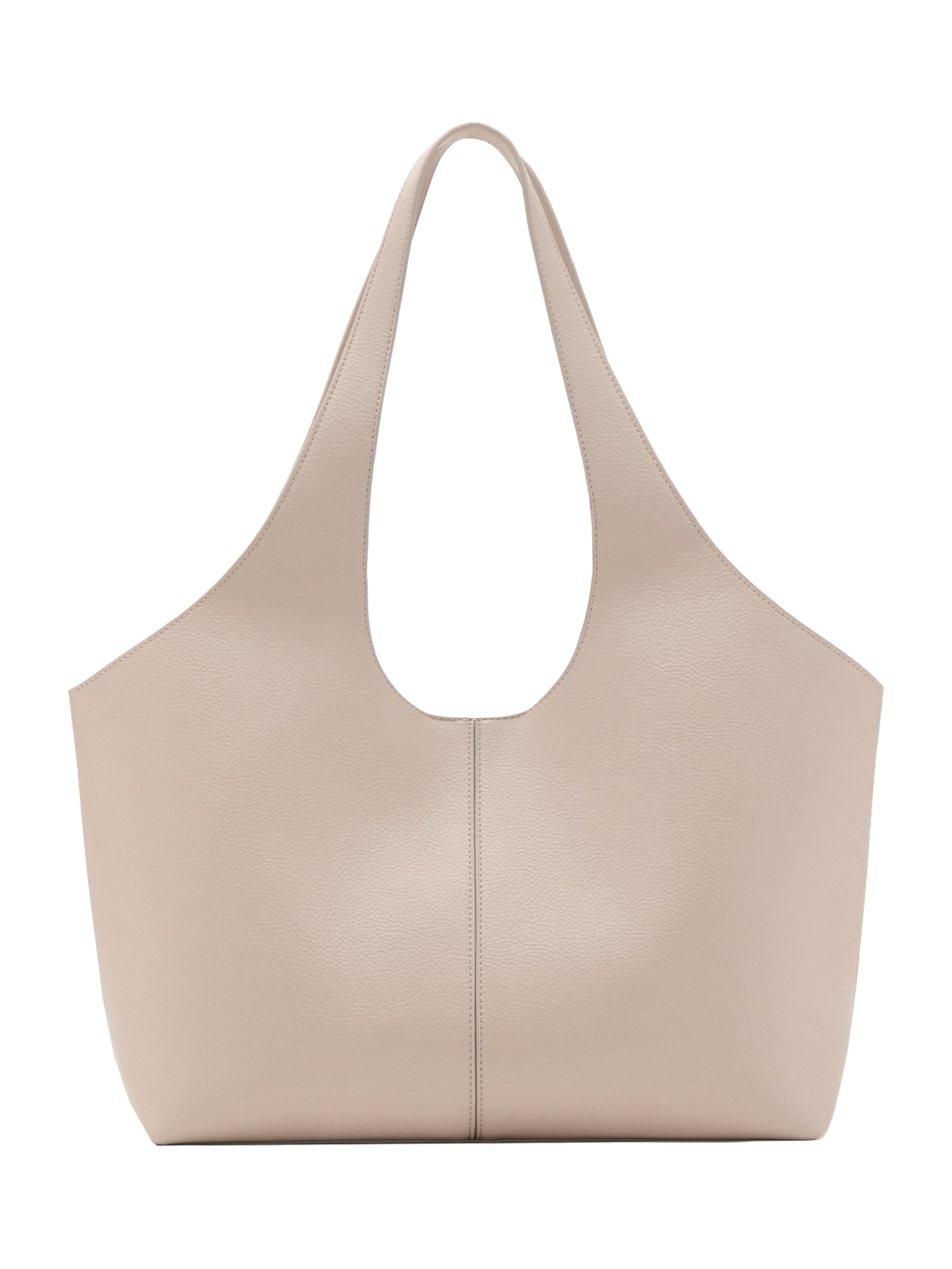 MANGO Shopper 'CANDANCE' in Wit: voorkant