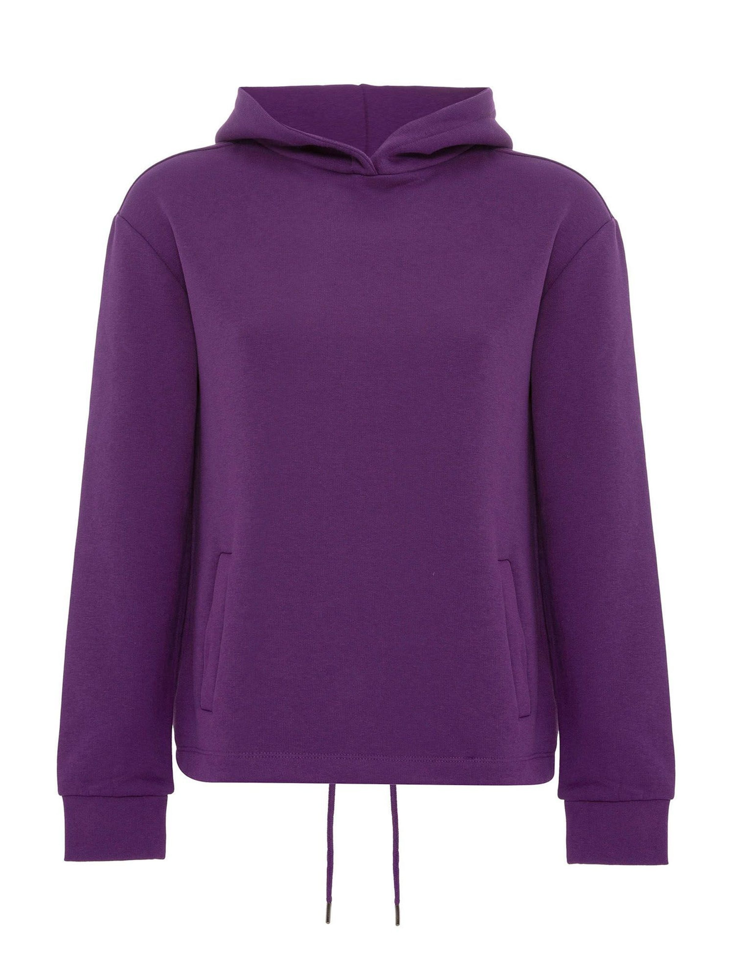 Jacey Quinn Sweatshirt in Purple: front