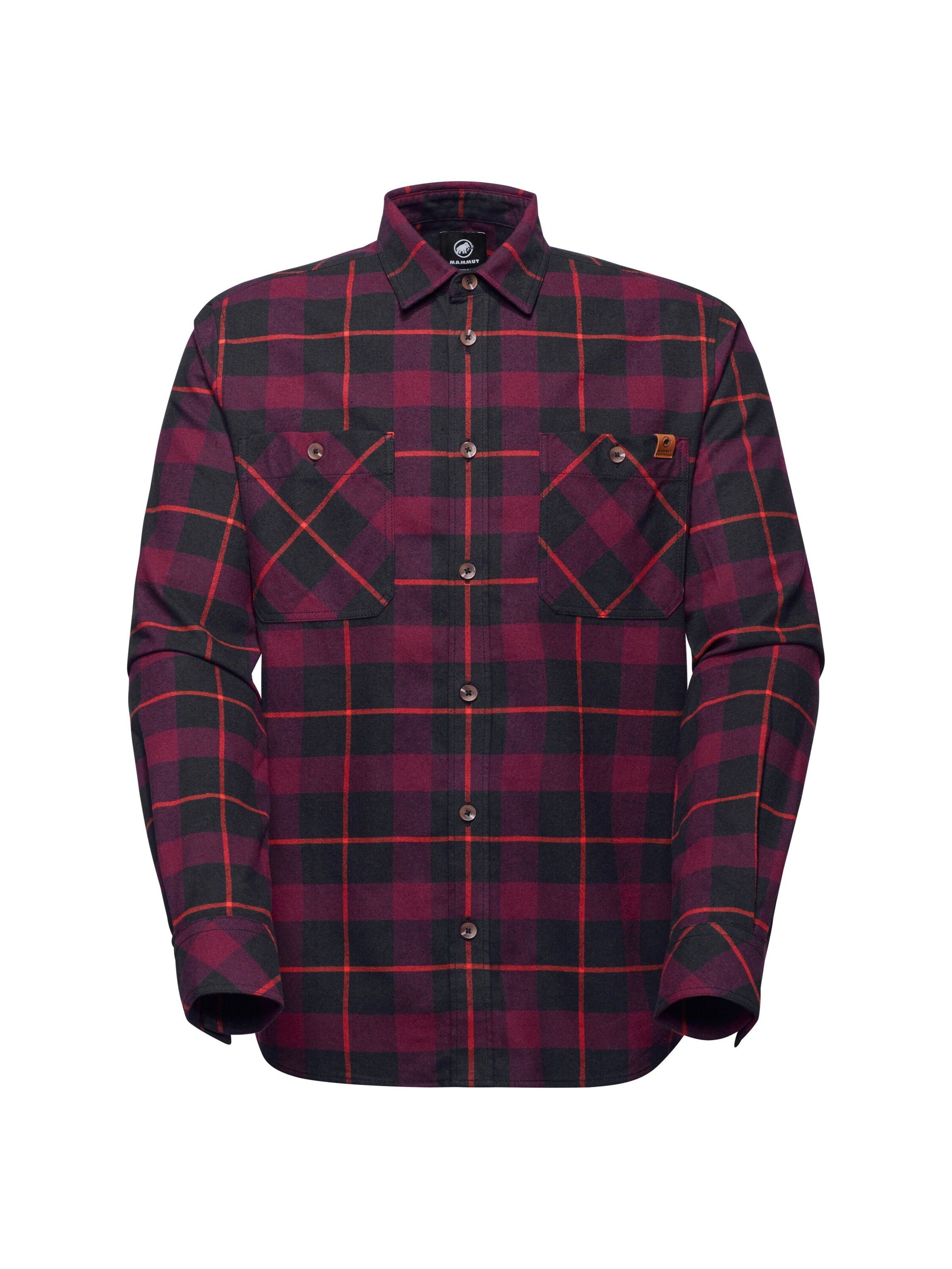MAMMUT Regular Fit Hemd in Rot: Vorderseite