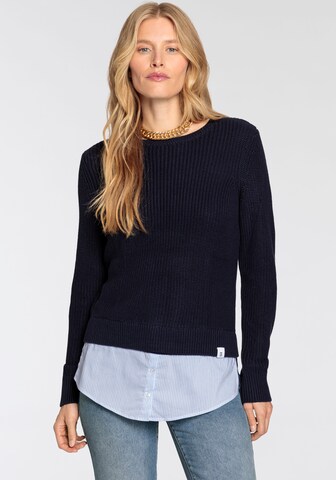DELMAO Pullover in Blau: Vorderseite
