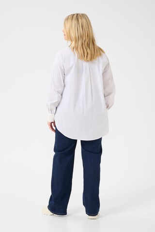 KAFFE CURVE Blouse 'Susie' in White