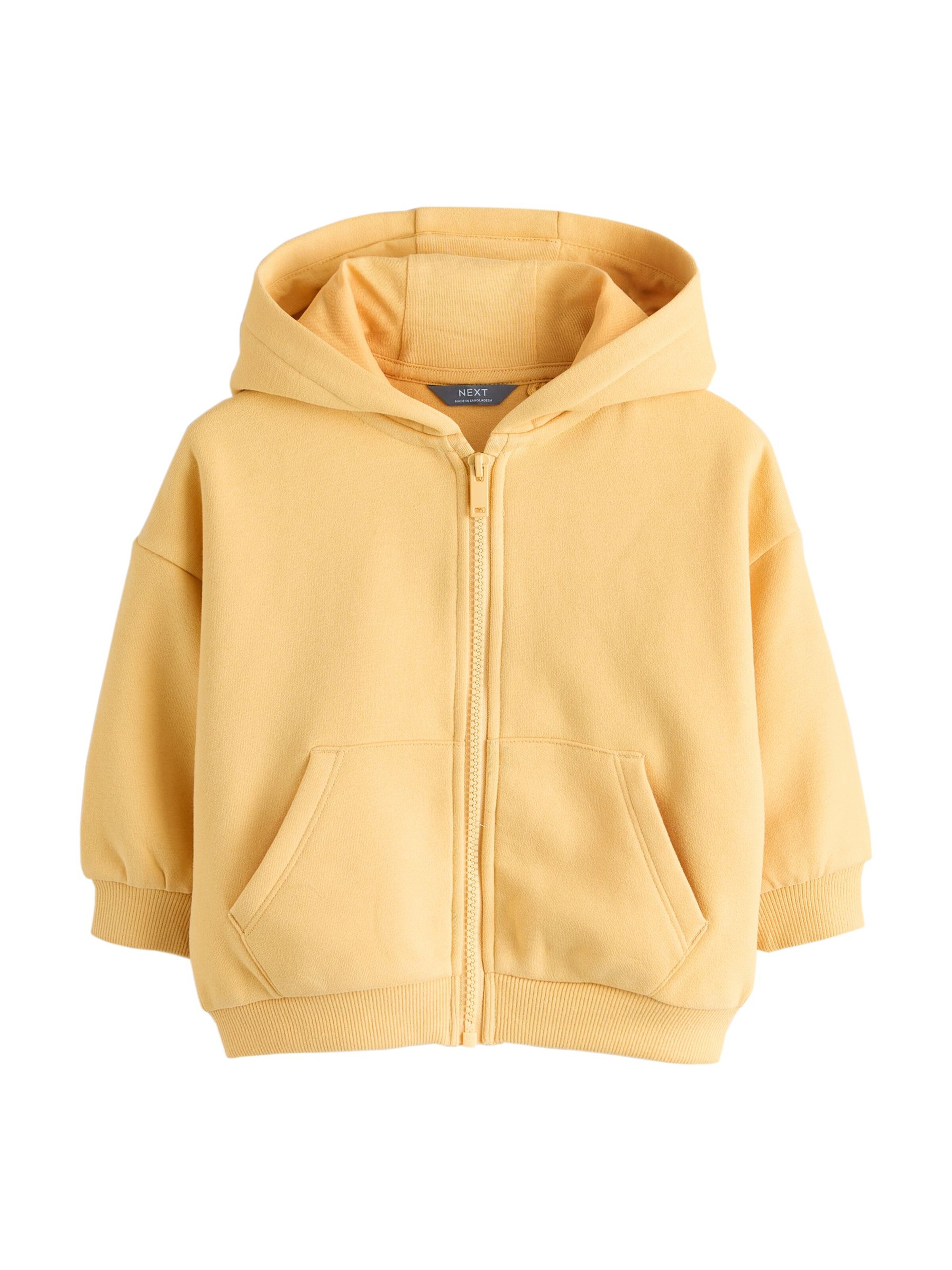 Next Sweat jacket in Yellow: front