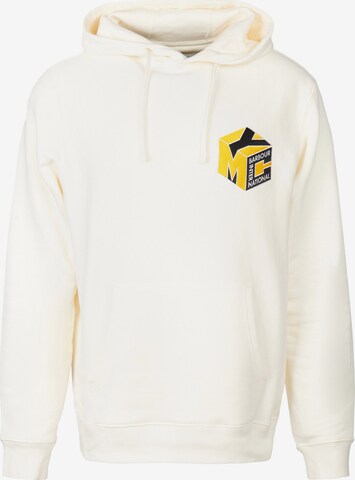 Barbour International Sweatshirt 'Falmer' in White: front