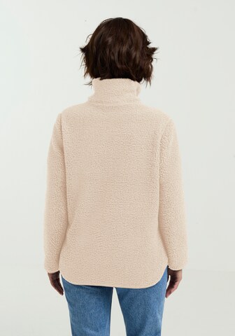 JACK WOLFSKIN Athletic fleece jacket in Beige