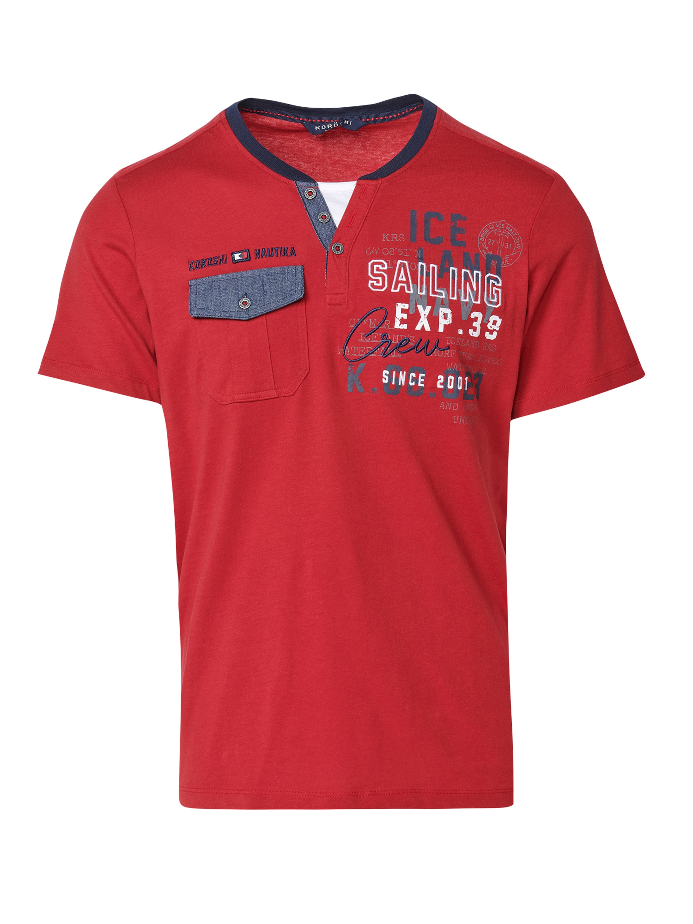 Maglietta di KOROSHI in rosso: frontale