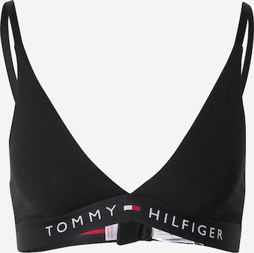 melns Tommy Hilfiger Underwear Trijstūra formas Krūšturis: no priekšpuses