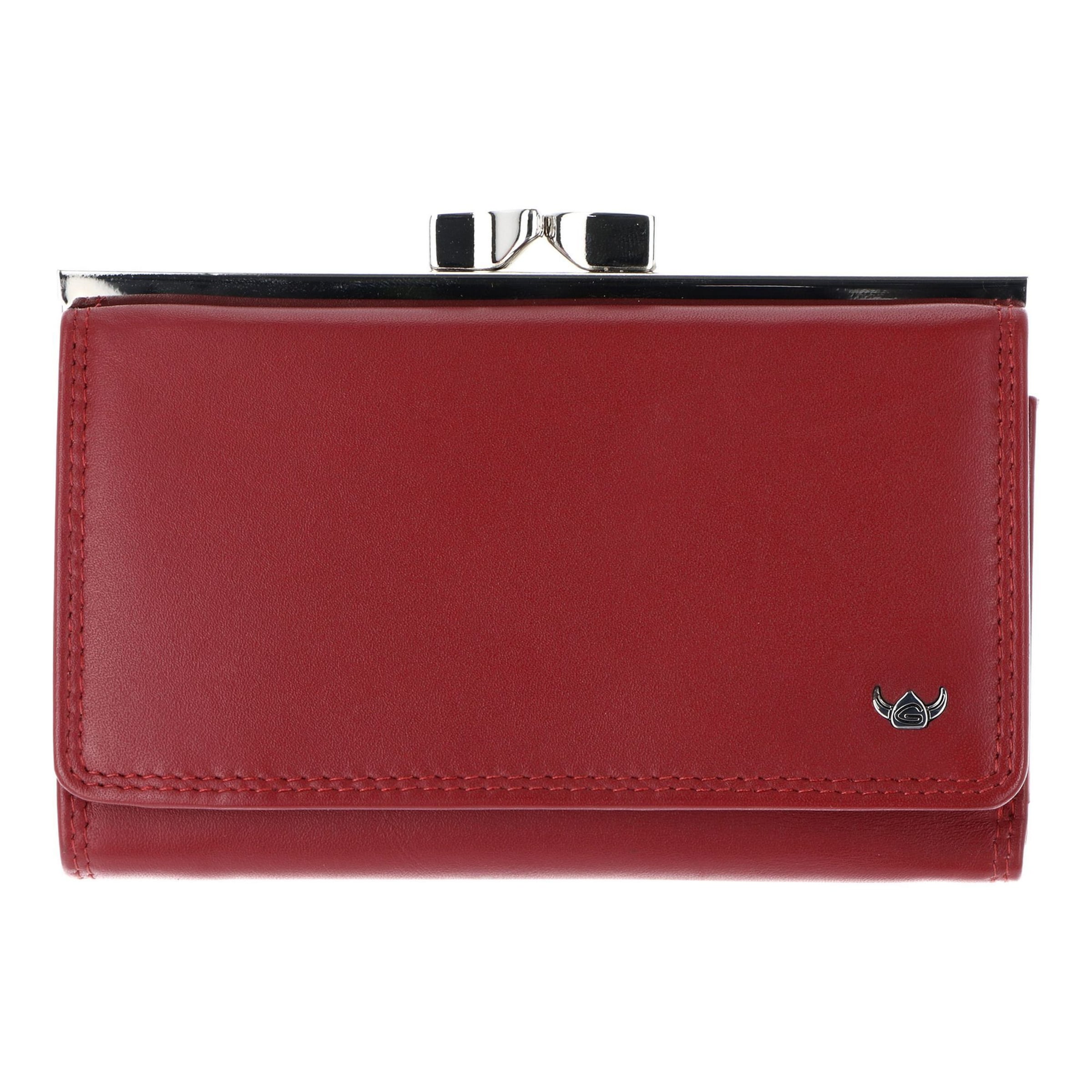 Porte-monnaies 'Polo' GOLDEN HEAD en rouge : devant