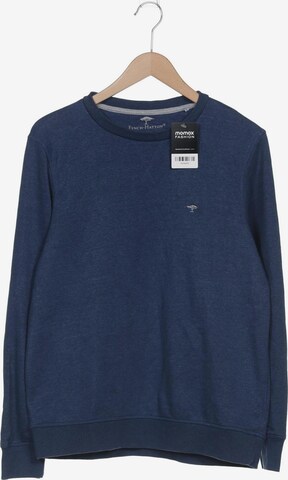 FYNCH-HATTON Sweatshirt & Zip-Up Hoodie in M in Blue: front