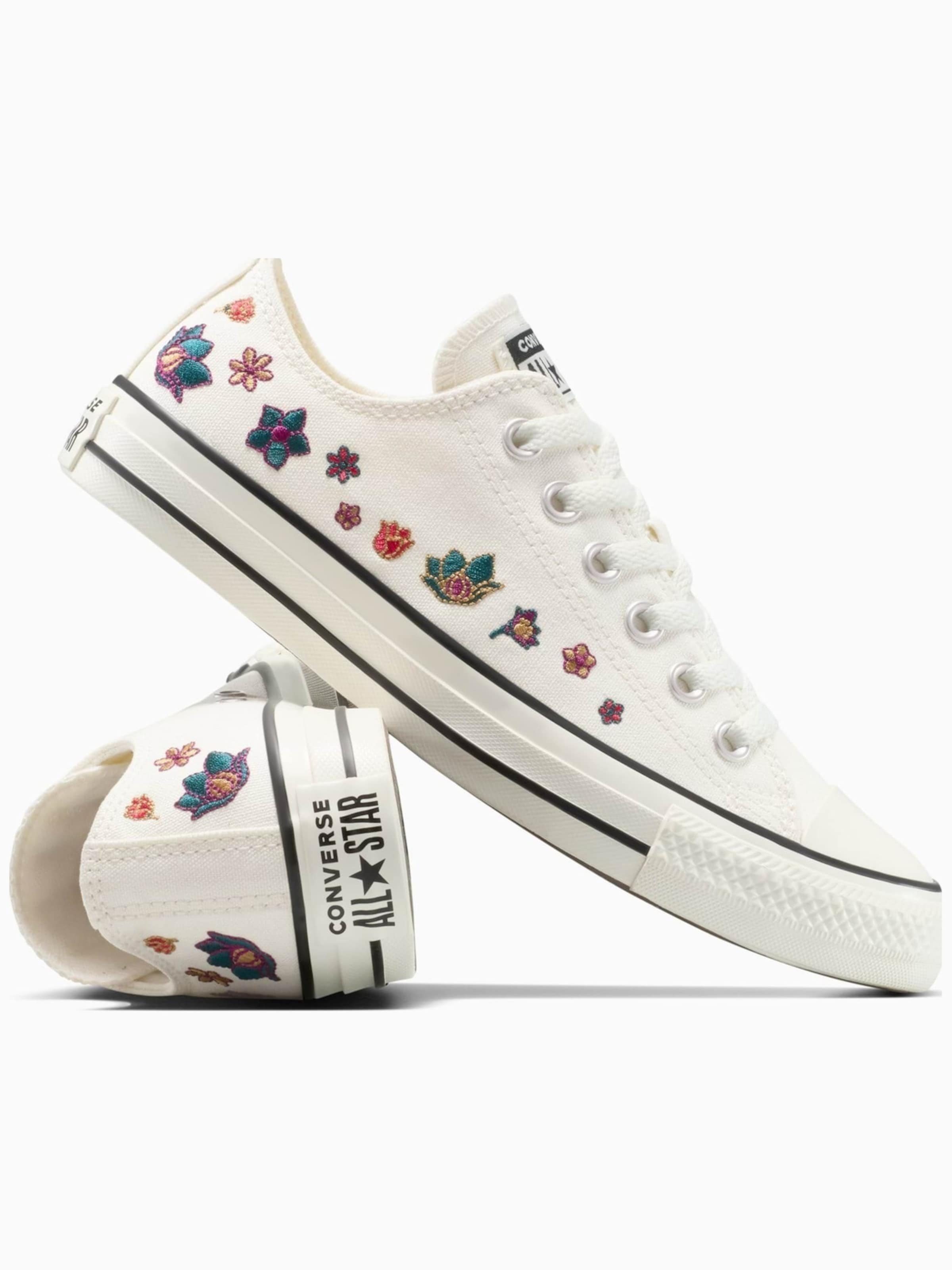 CONVERSE - Zapatillas deportivas bajas 'Converse Chuck Taylor All Star Flowers' en beige