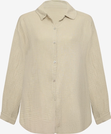 Lilavie Bluse 'Amelie' in Beige: Vorderseite