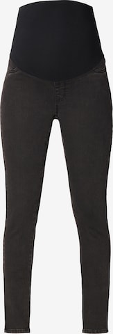 Supermom Regularen Jeans pajkice 'Bow' | črna barva: sprednja stran