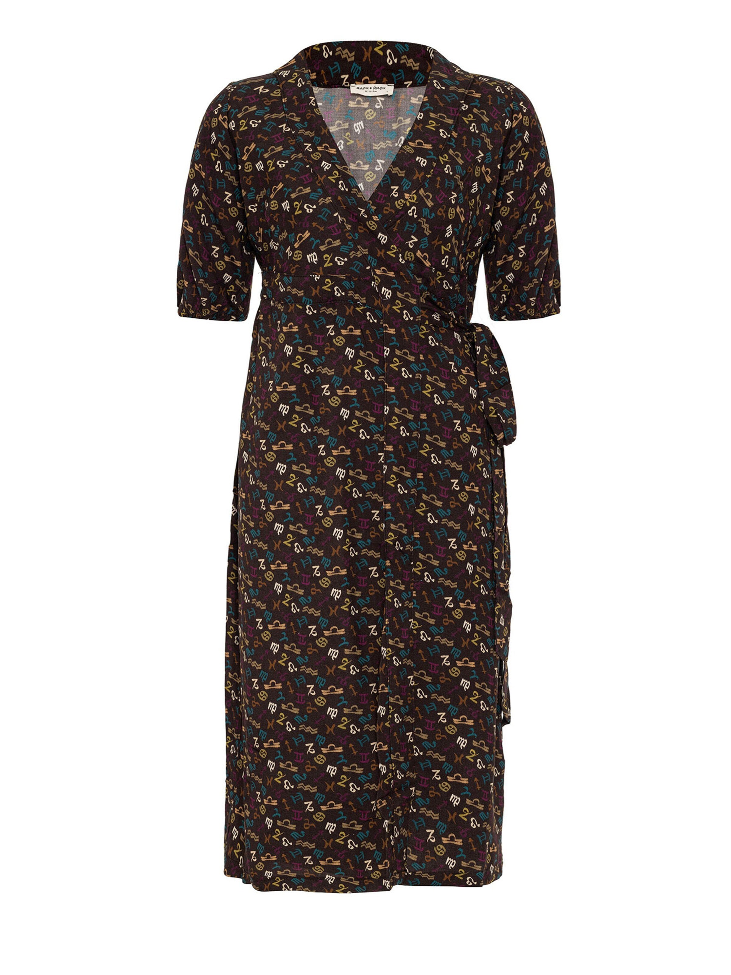 Anou Anou Šaty - Hnedá: predná strana