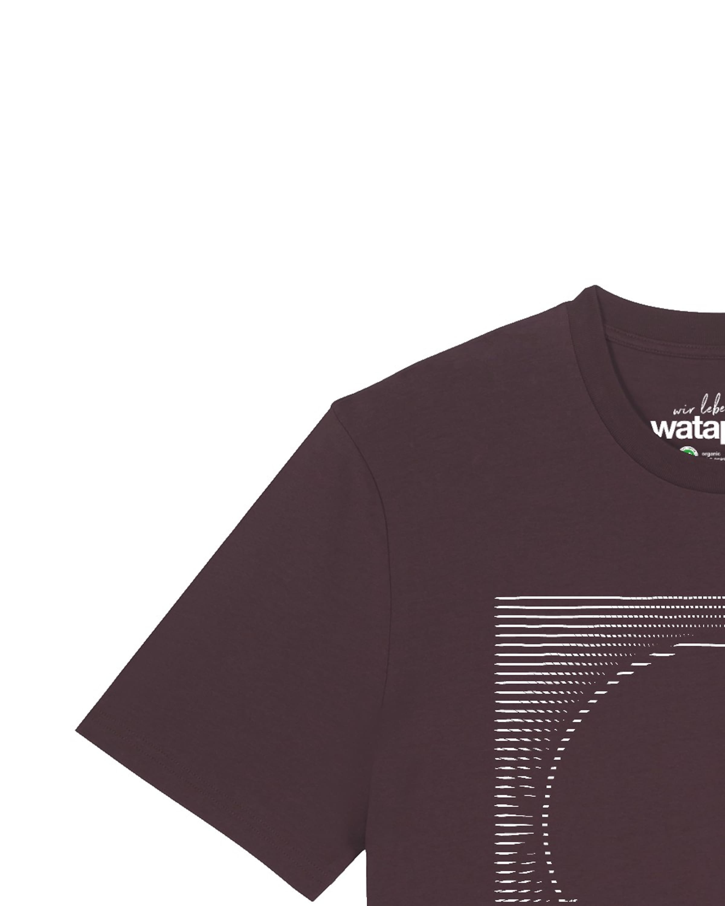 T-Shirt 'Sonnenfinsternis' Watapparel en rouge