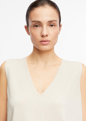 COMMA Stricktop in Beige