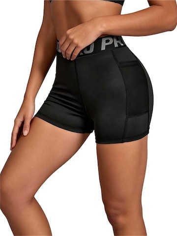 KoJooin Slimfit Spodnie 'Damen High-Waist-Sportshorts mit figurbetontem Schnitt für Yoga und Training' w kolorze czarny