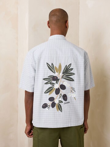 Fit confort Chemise Next en bleu : devant