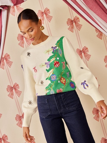 love & roses - Jersey en beige