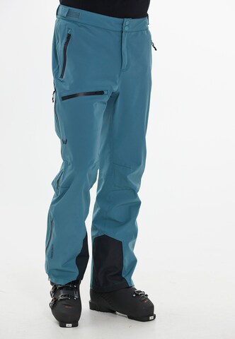 Whistler Regular Workout Pants 'Lomvie' in Blue: front