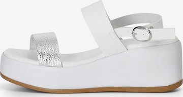 CAFè NOIR Sandaal in Wit: voorkant
