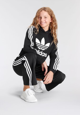 ADIDAS ORIGINALS Loosefit Broek 'Adicolor Wide' in Zwart