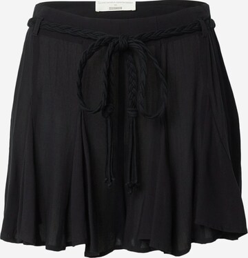 Wide leg Pantaloni 'Emma' de la Guido Maria Kretschmer Women pe negru: față