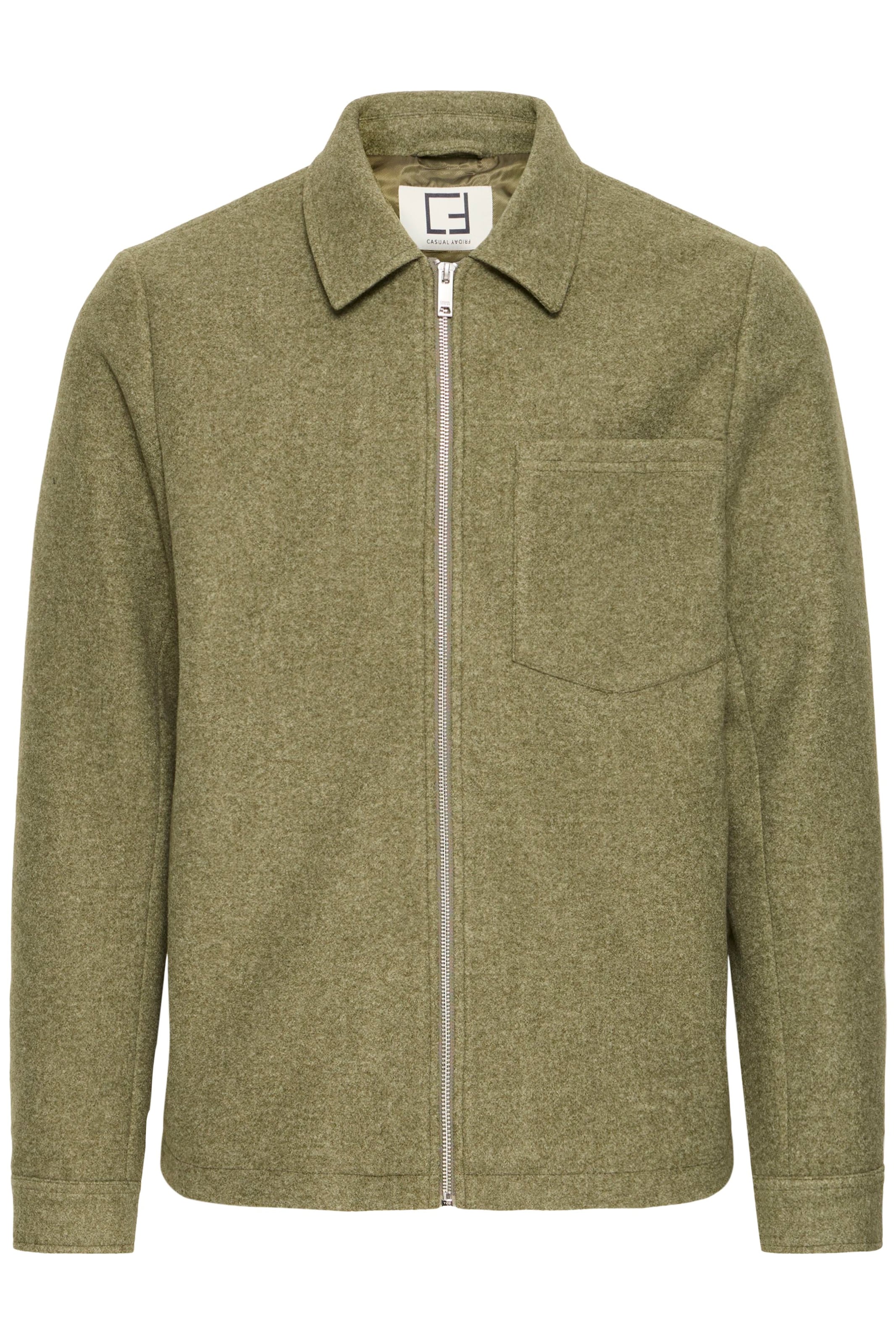 Casual Friday - Chaqueta de entretiempo en verde: frente