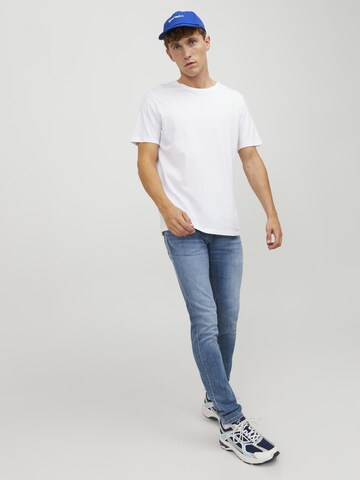 Coupe slim Jean 'Glenn' JACK & JONES en bleu