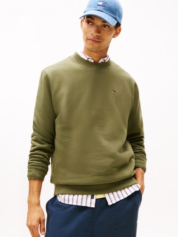 Tommy Jeans Sweatshirt in Grün: Vorderseite