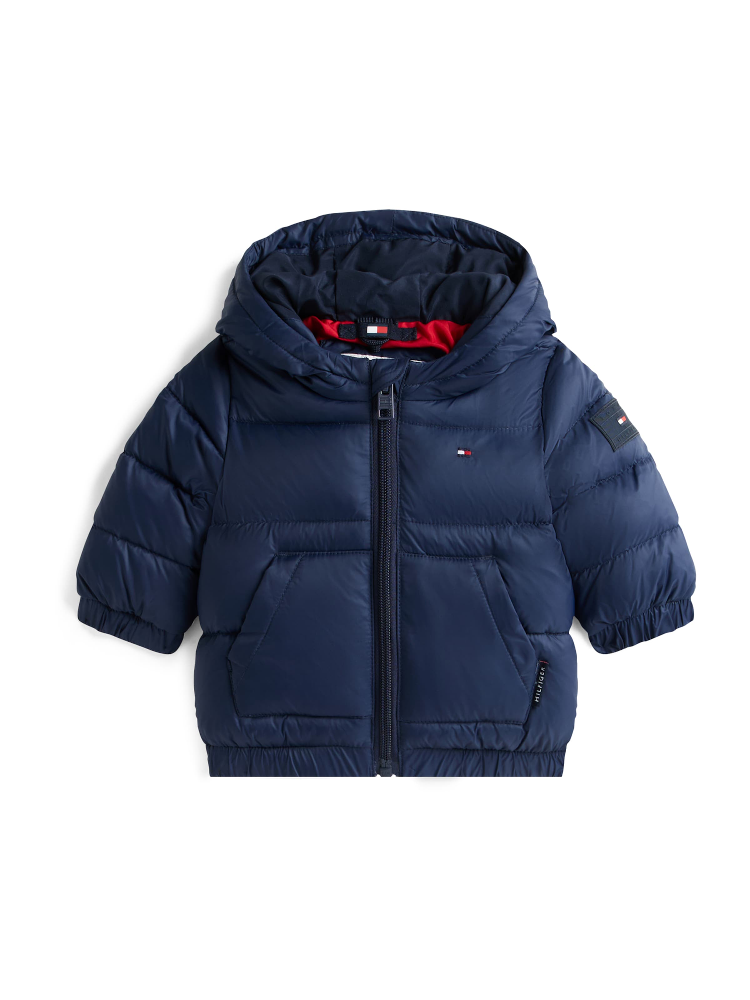 TOMMY HILFIGER Zimní bunda – modrá: přední strana