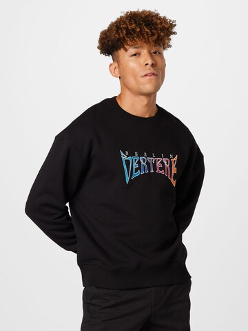 Vertere Berlin Sweatshirt 'ART NOIR' in Zwart: voorkant