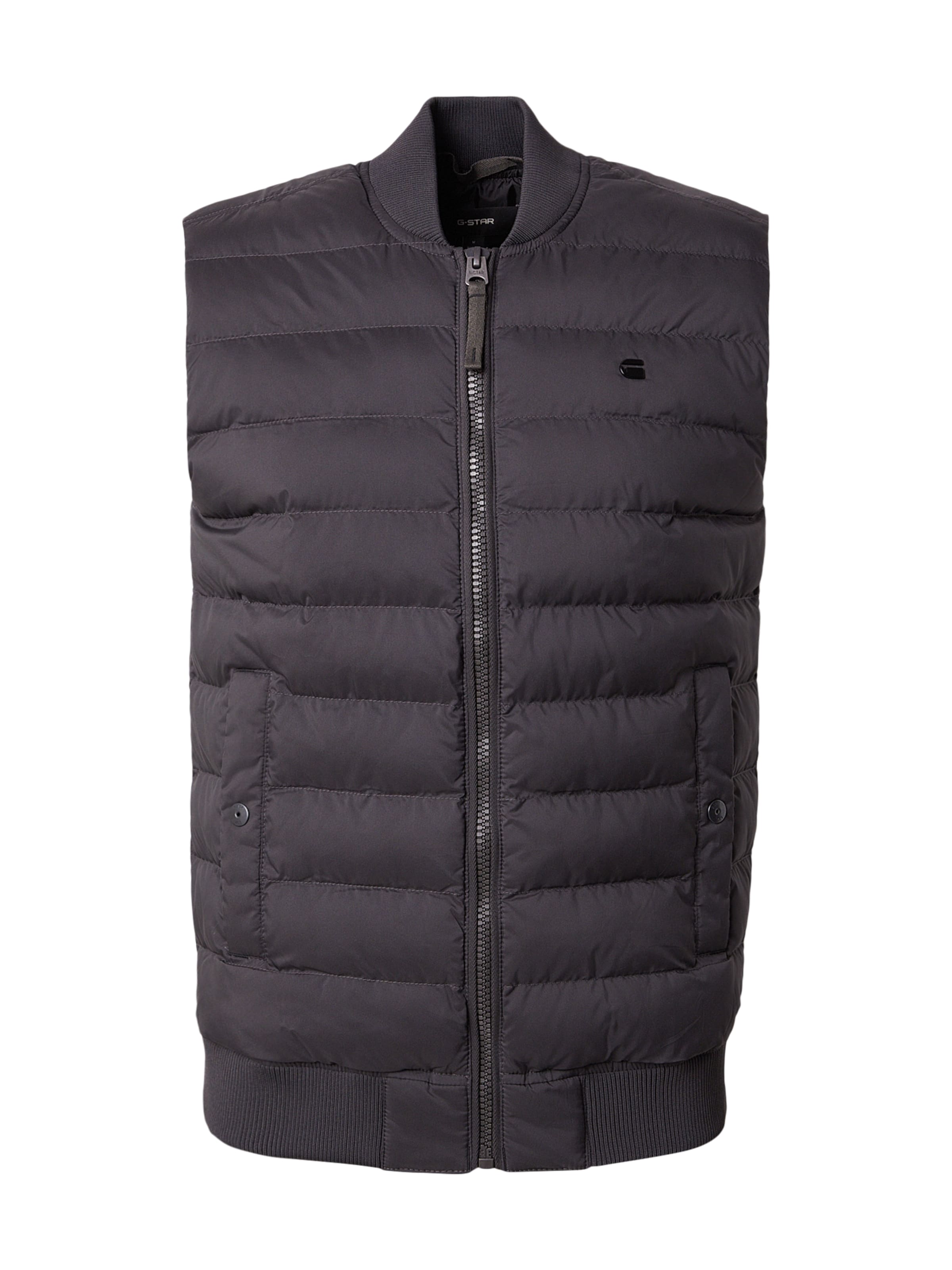 G-STAR Weste 'Liner' in Grau: Vorderseite
