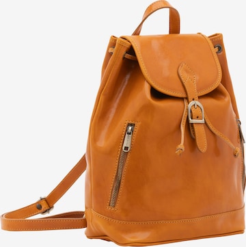 Viola Castellani Rucksack in Gelb: Vorderseite