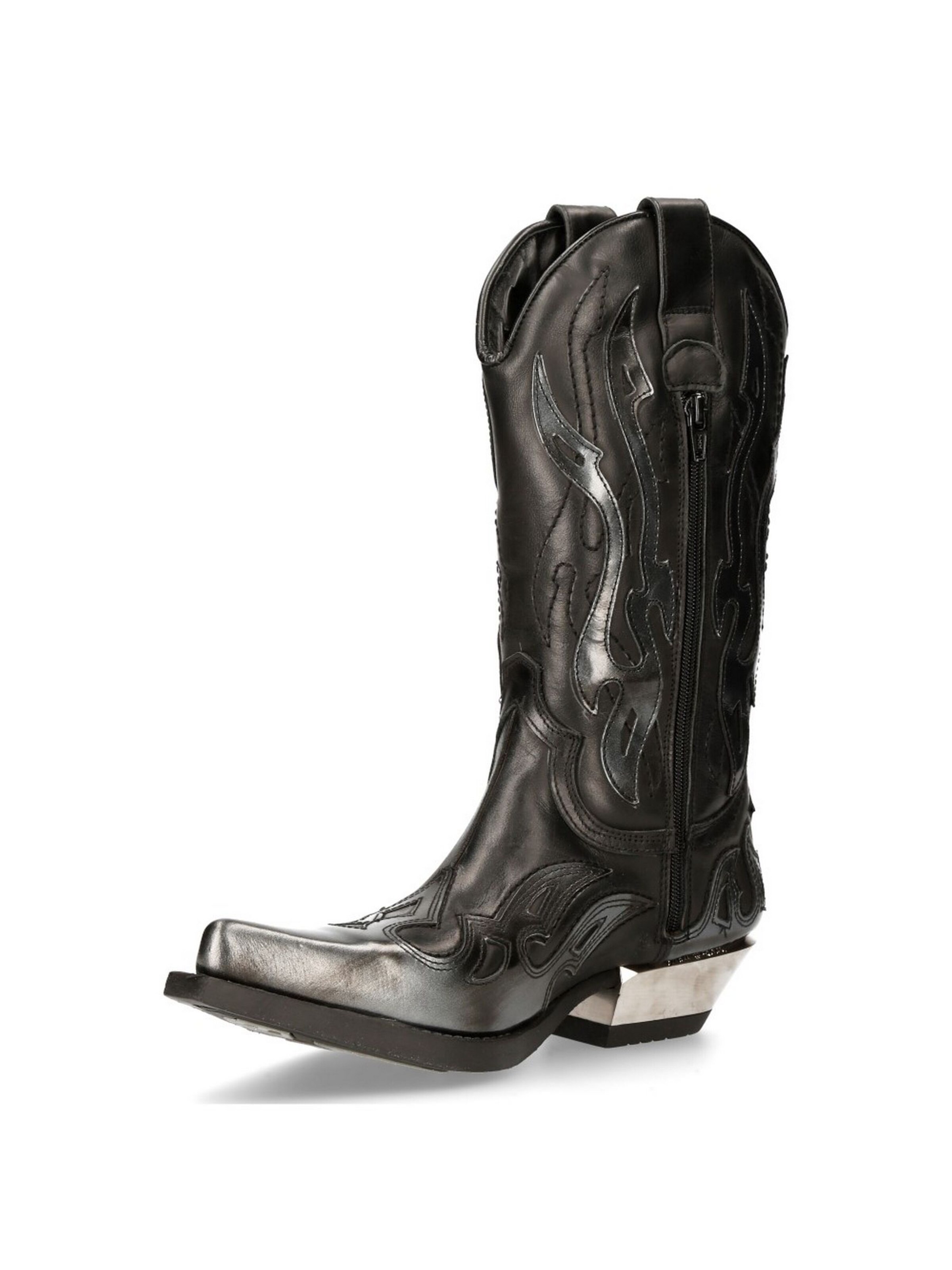 New Rock - Botas camperas '7921-S3' en negro: frente