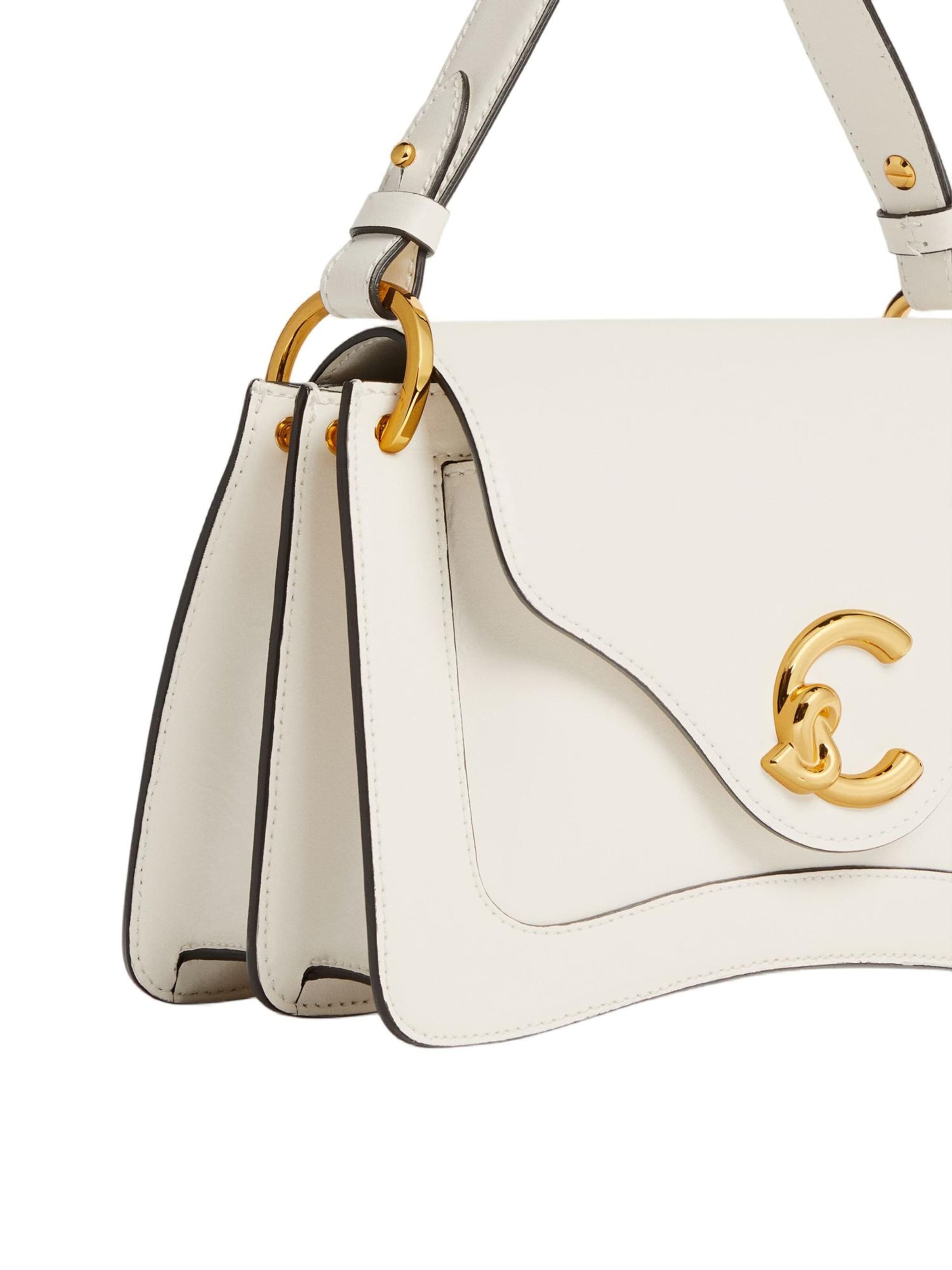 Borsa a mano 'COCCINELLE C-Me S26 3' di Coccinelle in bianco
