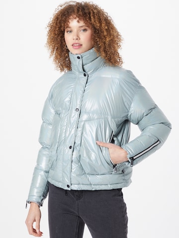 FREAKY NATION Winter Jacket 'Ice Ice Baby' in Blue: front