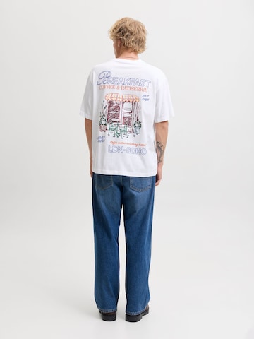 JACK & JONES Shirt 'JORSKETCH' in Wit