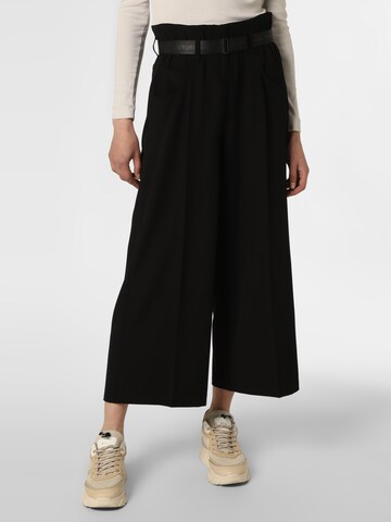 Cambio Wide leg Pants in Black: front