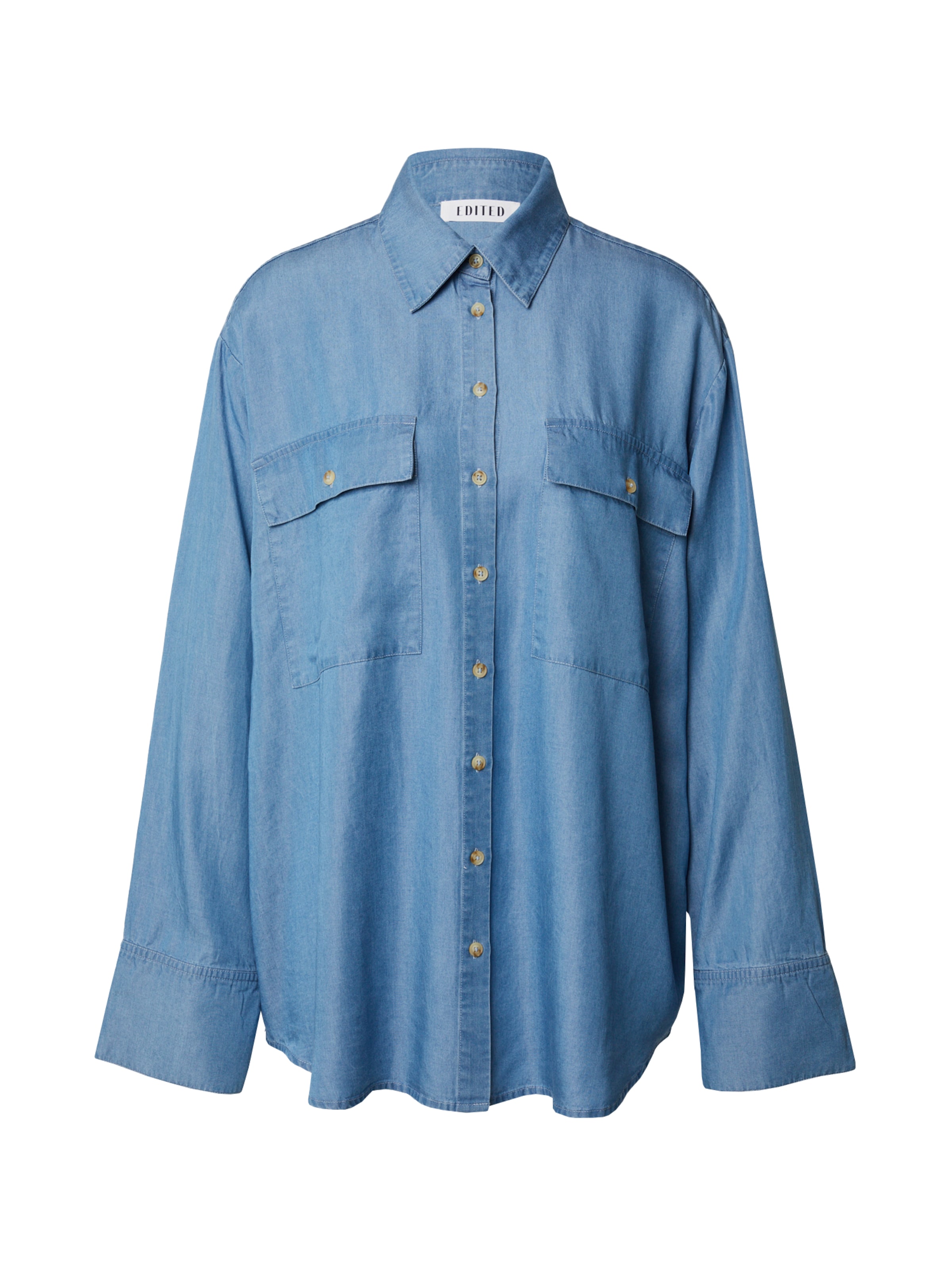 EDITED Blouse 'Elisabetta' in Blue: front