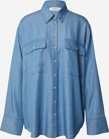 EDITED Shirt 'Elisabetta' in Blue: front
