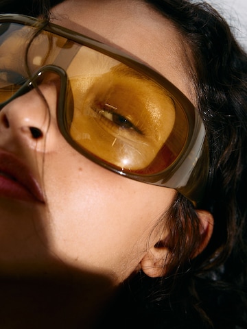 Bershka Sluneční brýle – hnědá