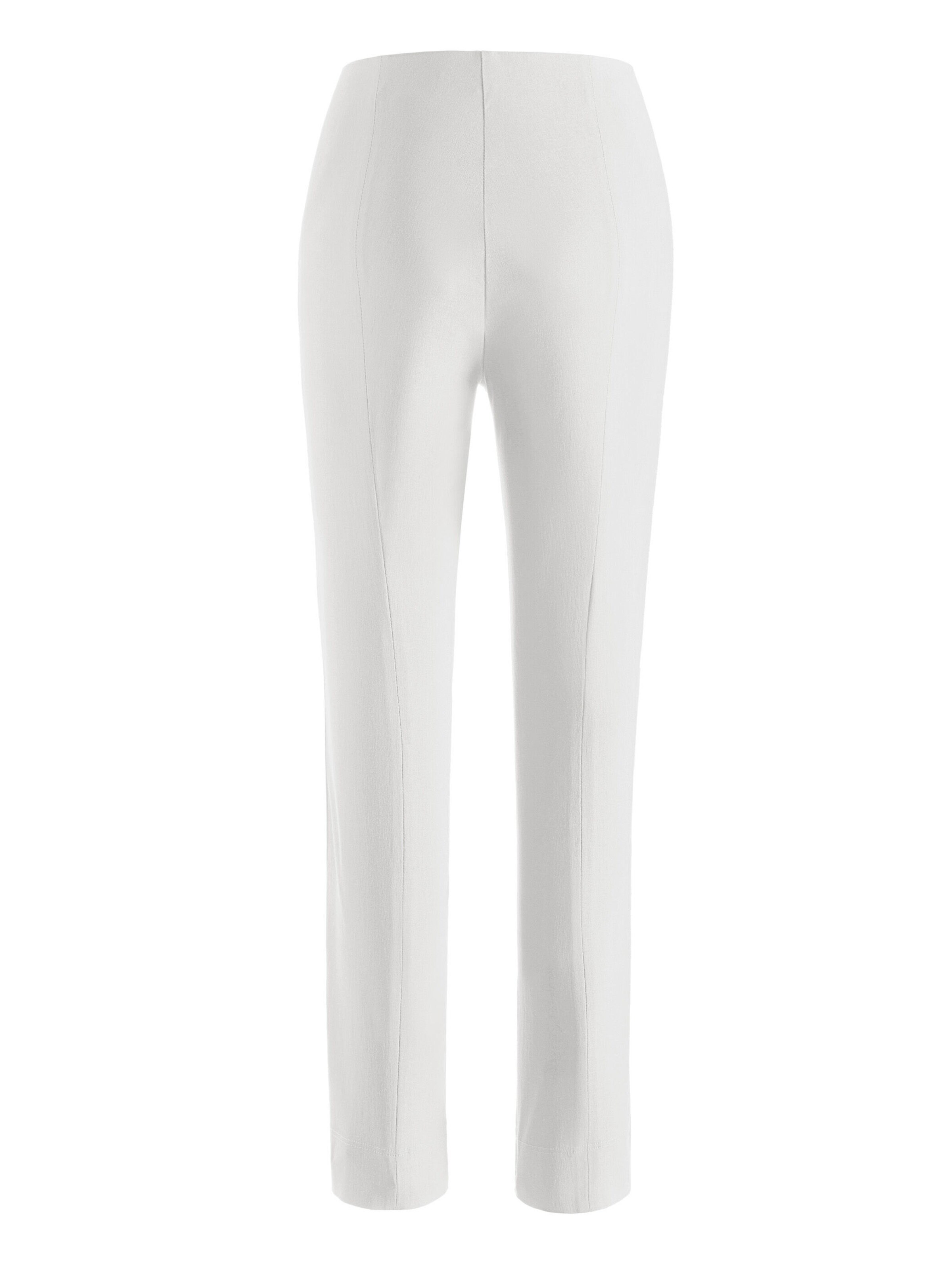 STEHMANN Slimfit Hose 'Ina' in Weiß