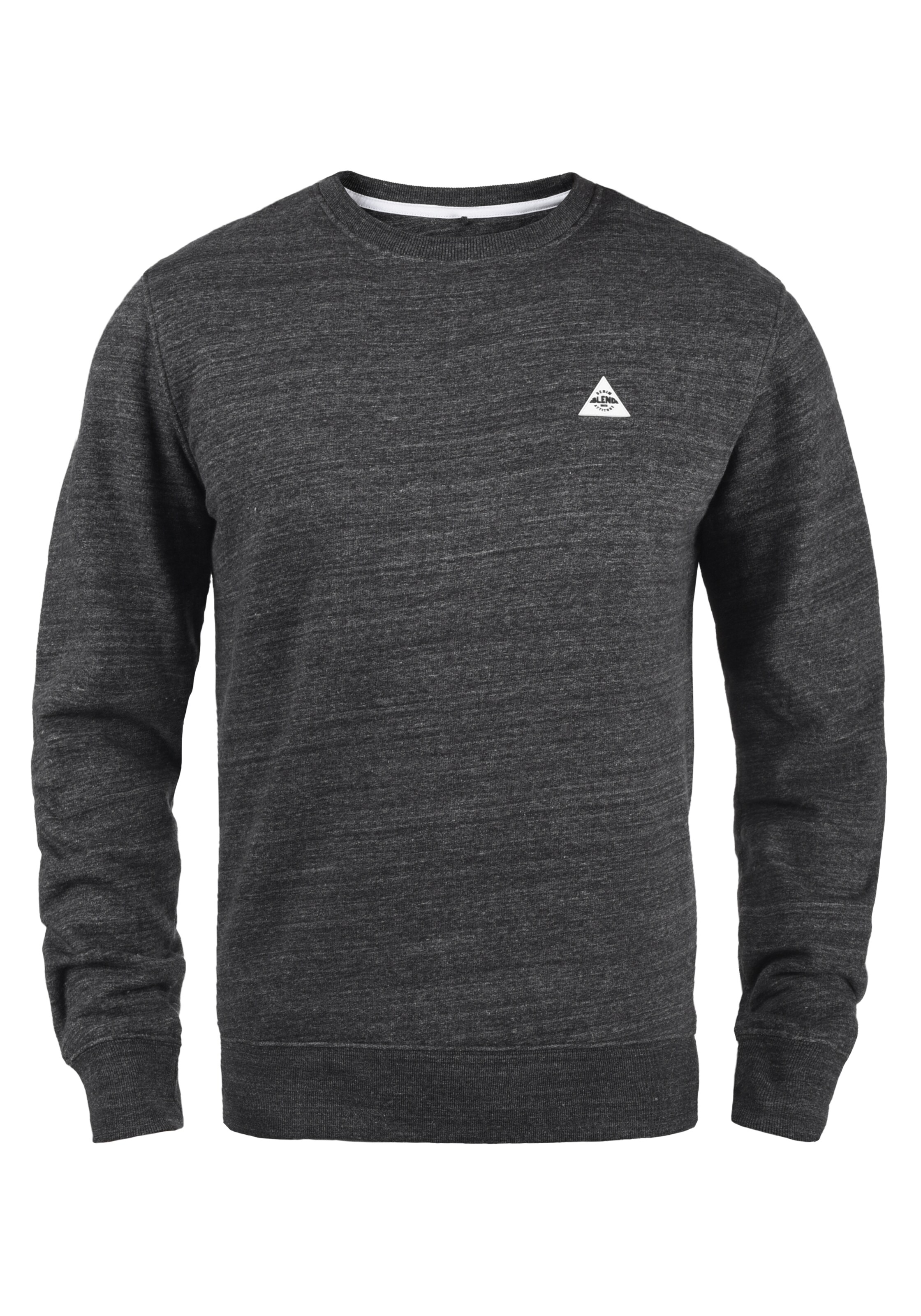 BLEND - Sweatshirt 'Henry' em cinzento: frente