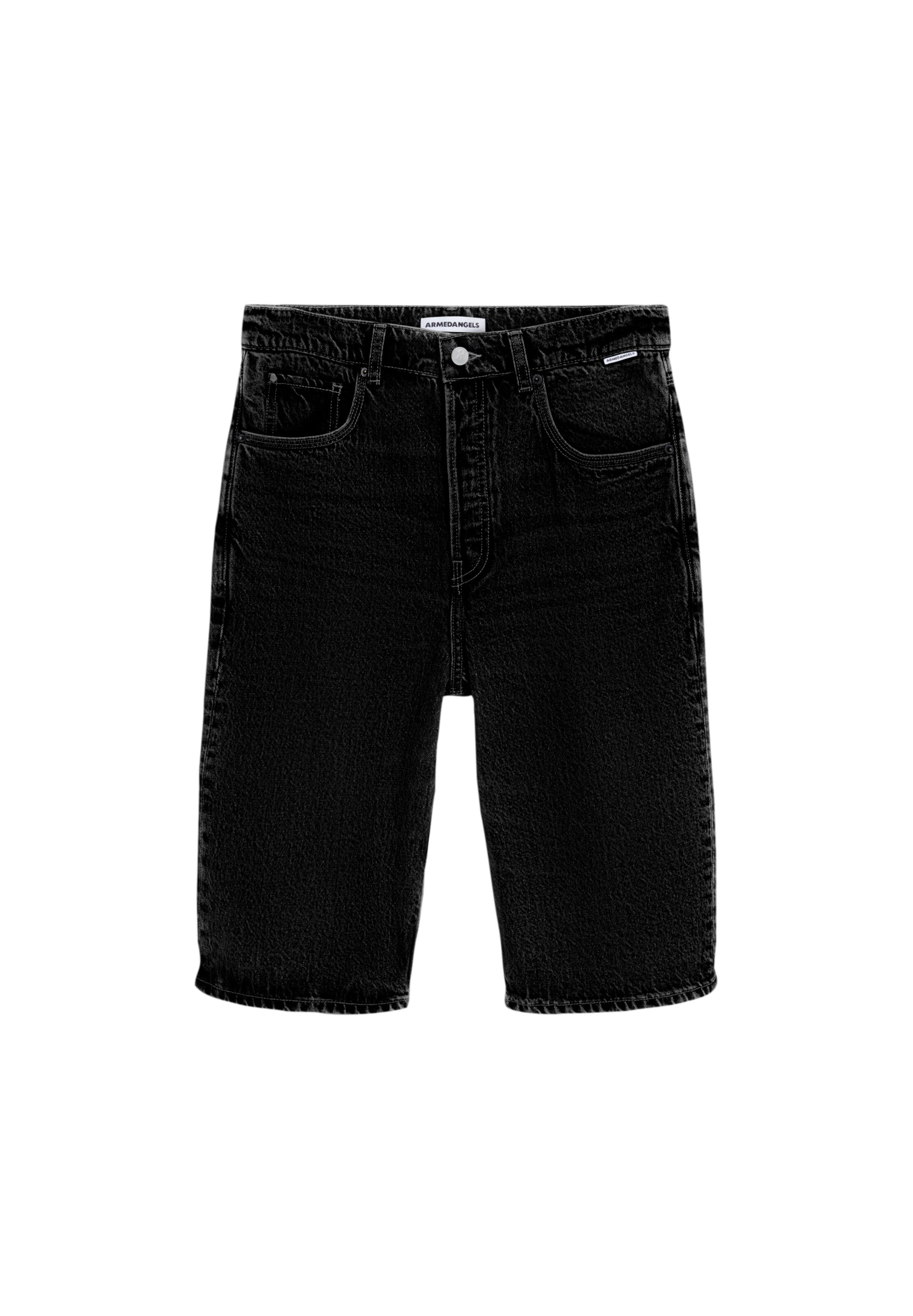 ARMEDANGELS Loosefit Broek in Zwart: voorkant