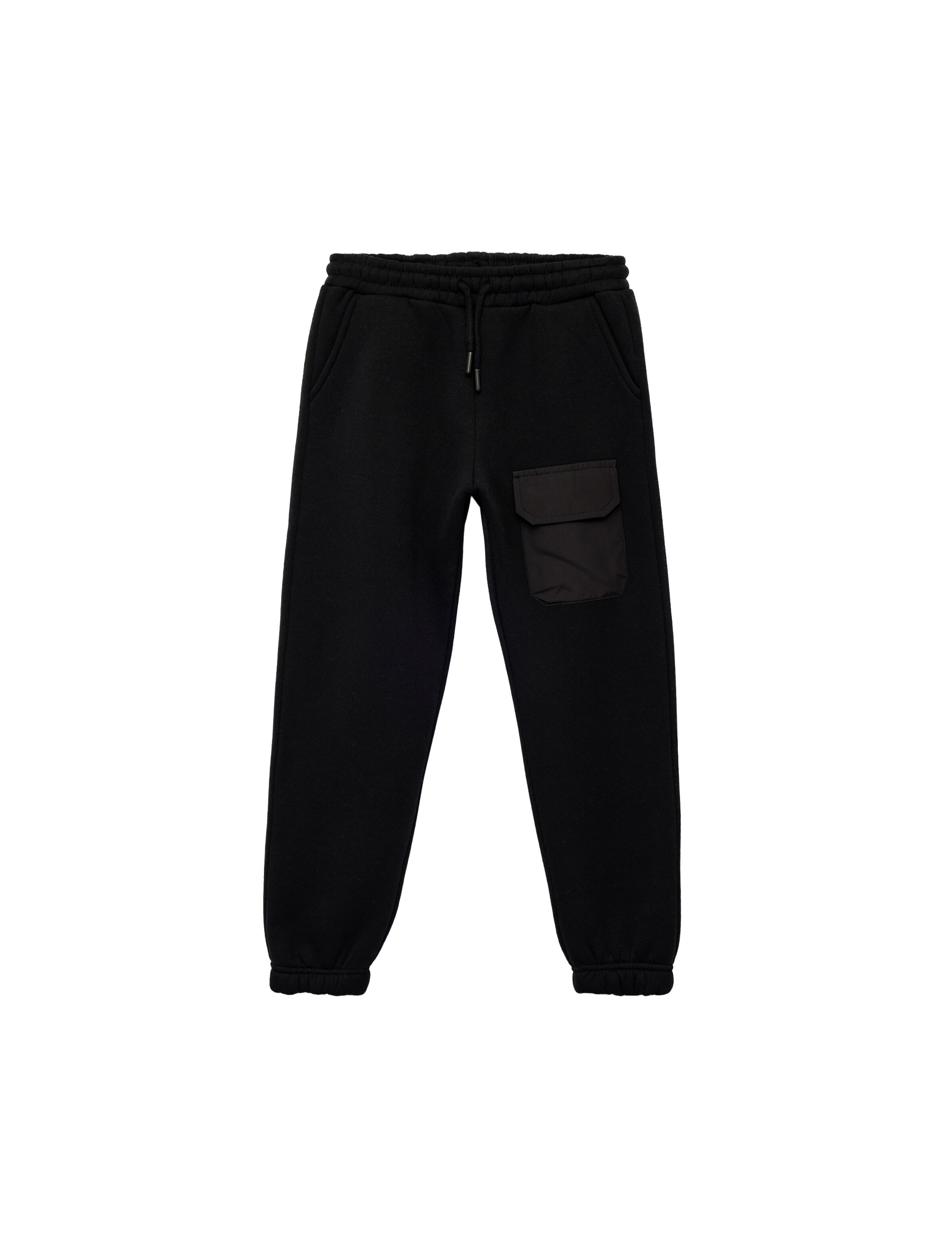 Koton Tapered Broek in Zwart: voorkant
