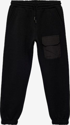 Koton Tapered Broek in Zwart: voorkant