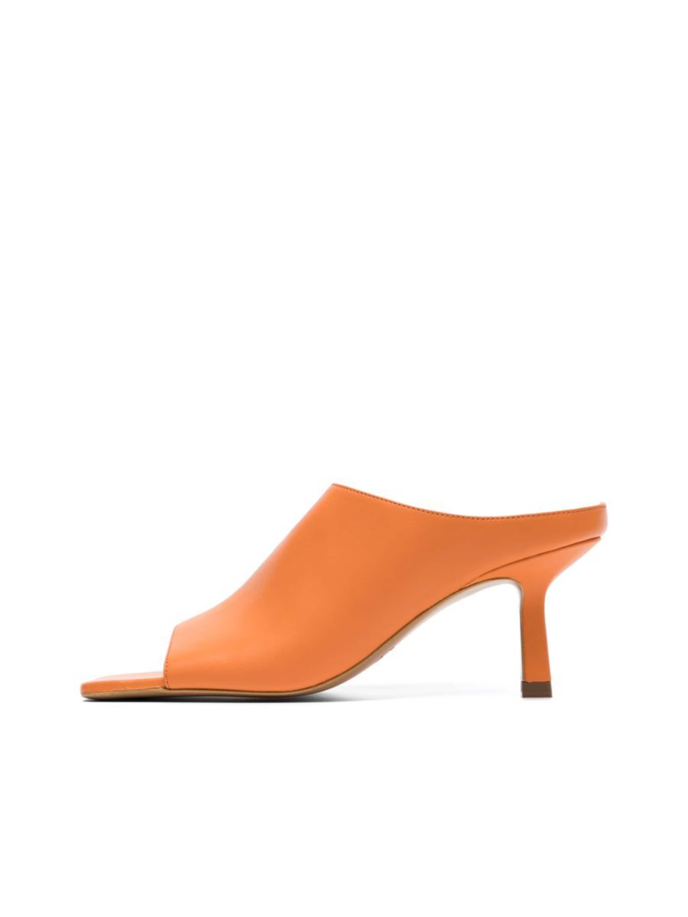 Bianco - Zapatos abiertos 'BELLA' en naranja: frente